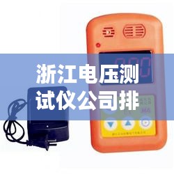 浙江电压测试仪公司排行榜及行业影响力深度解析