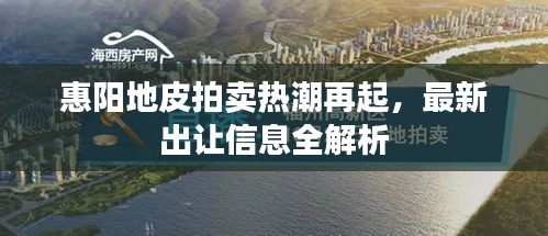 惠阳地皮拍卖热潮再起，最新出让信息全解析