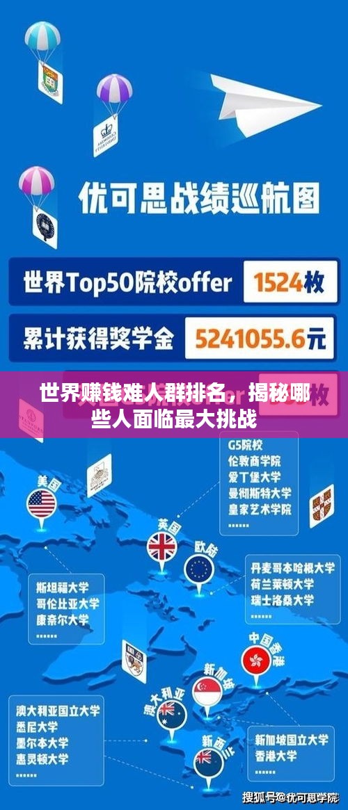 世界赚钱难人群排名，揭秘哪些人面临最大挑战
